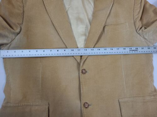Brad Whitney Men's 44 Blazer Sports Coat Vintage Lined Corduroy Golden Cotton 海外 即決_Brad Whitney Mens 4