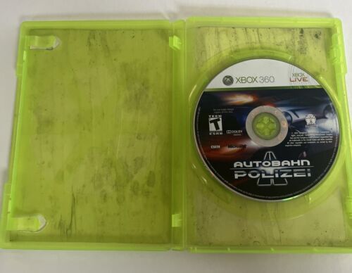 Autobahn Polizei (Microsoft Xbox 360, 2010) Disc And Case. Very Rare Game 海外 即決_Autobahn Polizei ( 3