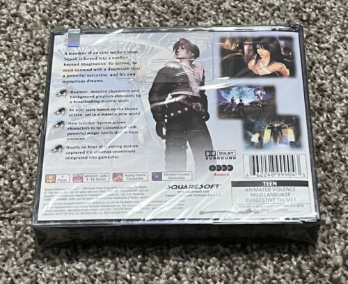 Final Fantasy VIII 8 Factory Sealed Black Label Original Playstation 1 PS1 NEW 海外 即決_Final Fantasy VIII 2
