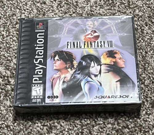 Final Fantasy VIII 8 Factory Sealed Black Label Original Playstation 1 PS1 NEW 海外 即決_Final Fantasy VIII 1