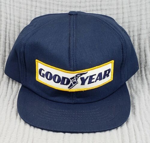 Vintage GOODYEAR Tires Snapback Trucker Hat Patch Cap Swingster Made in the USA 海外 即決_Vintage GOODYEAR T 1