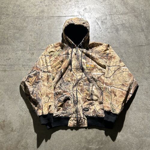 Walls Realtree Camouflage Hooded Jacket Full Zip Men’s Size XL 海外 即決