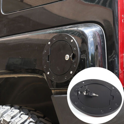 Fuel Door Locking Gas Tank Cap Cover for Hummer H3 H3T 2006-2010 Matte Black US 海外 即決