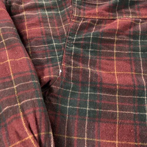 Field & Stream Flannel Red Plaid Hoodie Quilted Shacket Button Zip Men's Large 海外 即決_Field & Stream Fla 9