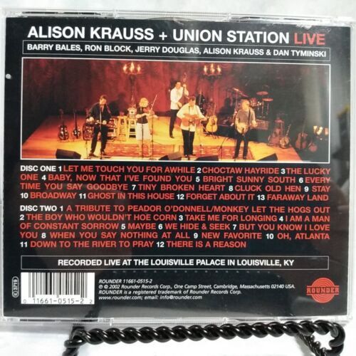 Alison Krauss + Union Station LIVE 2 CD Set Choctaw Hayride Lucky One Rounder 海外 即決_Alison Krauss + Un 2