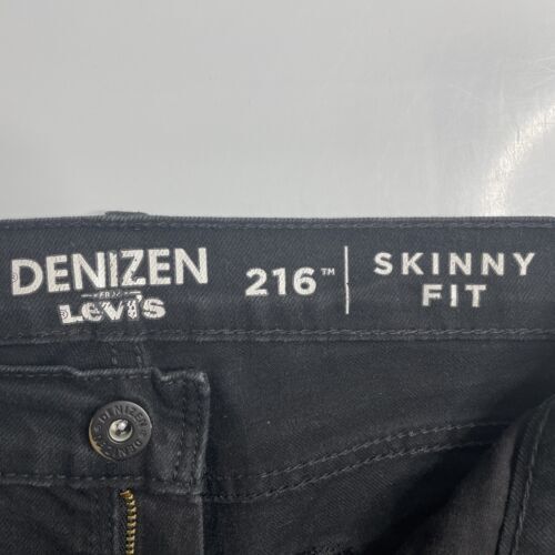 Denizen From Levis 216 Jeans Men's Sz. W30 L32 Skinny Fit Black Cotton Blend 海外 即決_Denizen From Levis 5