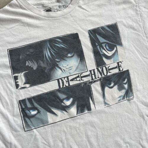 Vintage Y2K Death Note “ L “ Shonen Jump Anime T-Shirt Men’s Size Large/XL 海外 即決の画像2