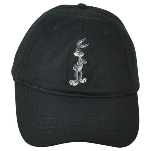 Looney Tunes Bugs Bunny Cartoon Black Relaxed Snapback Adults Curved Hat Cap 海外 即決_Looney Tunes Bugs 1