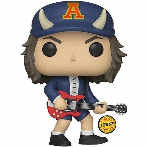 Chase AC/DC Angus Young Funko Pop! Vinyl Figure #91 in Protector 海外 即決_Chase AC/DC Angus 3