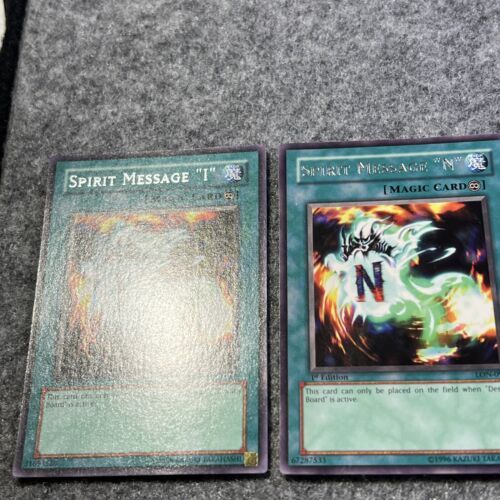 YUGIOH 1st EDITION SPIRIT MESSAGE PlaySet LABYRINTH OF NIGHTMARE RARES NM/M 海外 即決_YUGIOH 1st EDITION 2