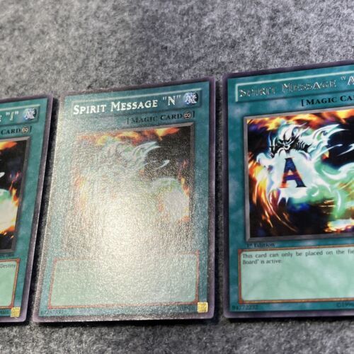 YUGIOH 1st EDITION SPIRIT MESSAGE PlaySet LABYRINTH OF NIGHTMARE RARES NM/M 海外 即決_YUGIOH 1st EDITION 3