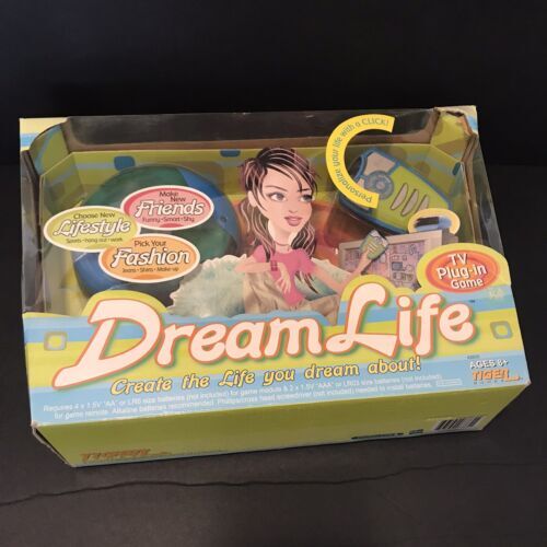 2005 Hasbro Dream Life TV Plug N Play Video Game With Remote NEW IN BOX 海外 即決_2005 Hasbro Dream 2