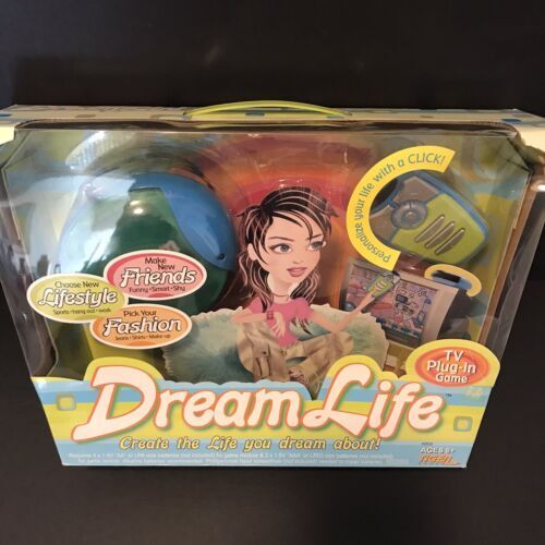 2005 Hasbro Dream Life TV Plug N Play Video Game With Remote NEW IN BOX 海外 即決_2005 Hasbro Dream 1