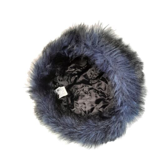 Moschino Vintage Trapper Hat with Faux Fur Lining Black Made in Italy Size Large 海外 即決_Moschino Vintage T 9