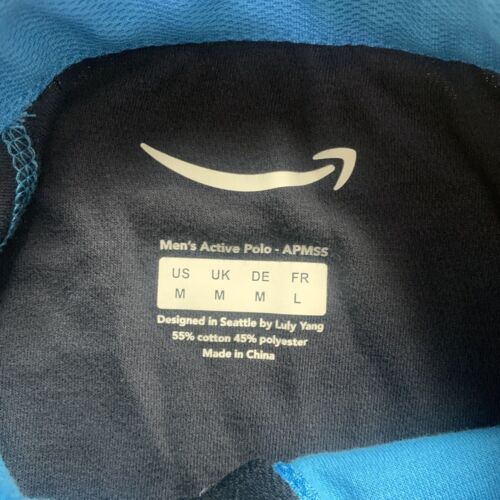 Amazon Mens Medium Delivery Employee Uniform Short Sleeve Polo Shirt Luly Yang 海外 即決_Amazon Mens Medium 7