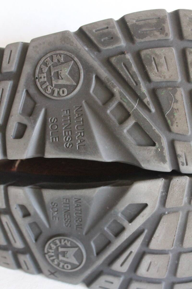 Mephisto Zonder Men's Brown Leather Slip On Slides Sandals Shoes Size EU 42 US 8 海外 即決_Mephisto Zonder Me 5