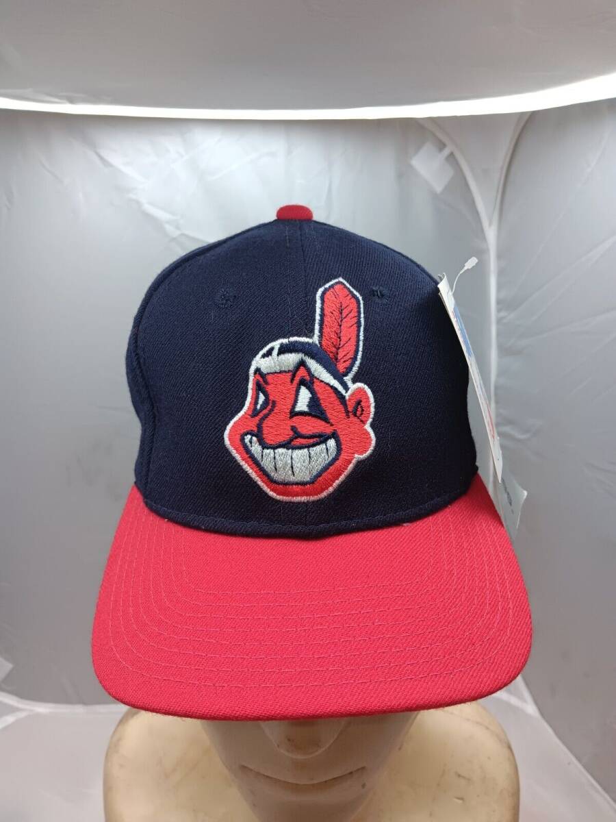 Vintage Cleveland Indians Chief Wahoo Sports Specialties Fitted 6 5/8 Wool Hat 海外 即決