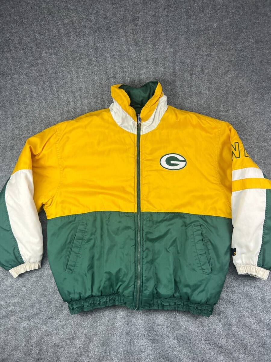 Vintage 90s Starter S1 Green Bay Packers Jacket Men's 2XL NFL Football Farve 海外 即決