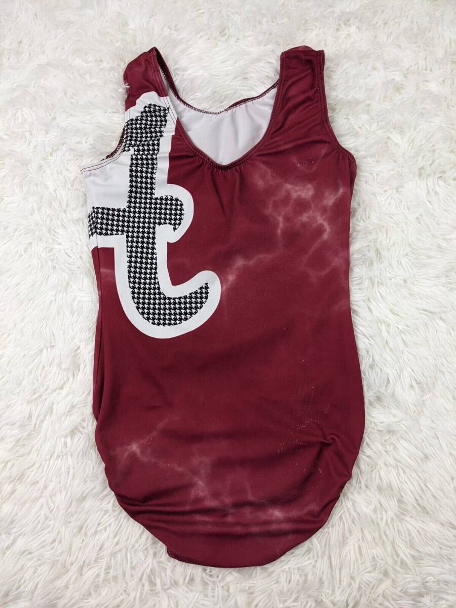 ALABAMA Gymnastics Leotard GK ELITE Sequins Adult Medium AM Crimson 海外 即決_ALABAMA Gymnastics 5