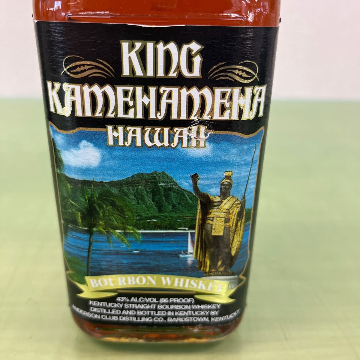 ■キングカメハメハ バーボンウイスキー 6年 ハワイ 750ml 古酒の画像5
