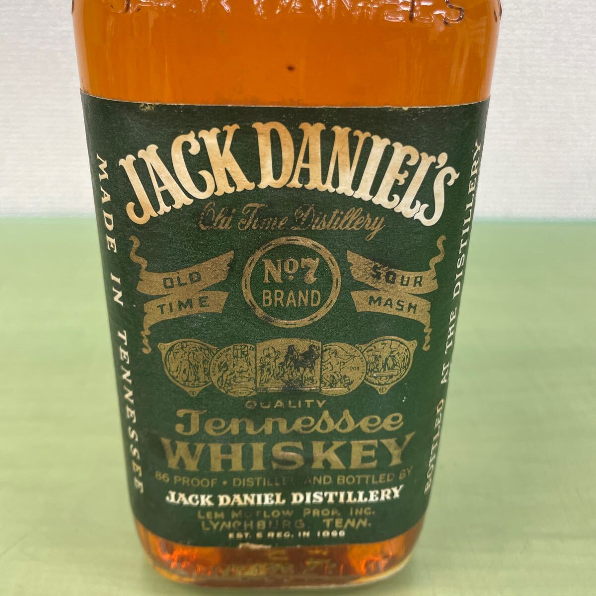 ◎ JACK DANIEL'S Old NO.7 ジャック ダニエル グリーンラベル ウイスキー 特級 未開封 古酒 750ml 43%の画像2