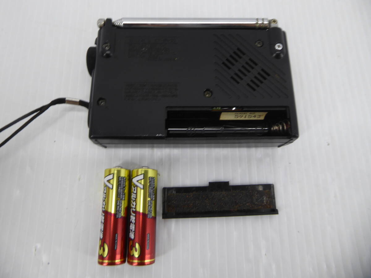 ★☆SONY ワイドFM対応 FM/SW/MWコンパクトラジオ ICF-SW20 日本製 動作品 オマケ新品電池付き☆★_画像6