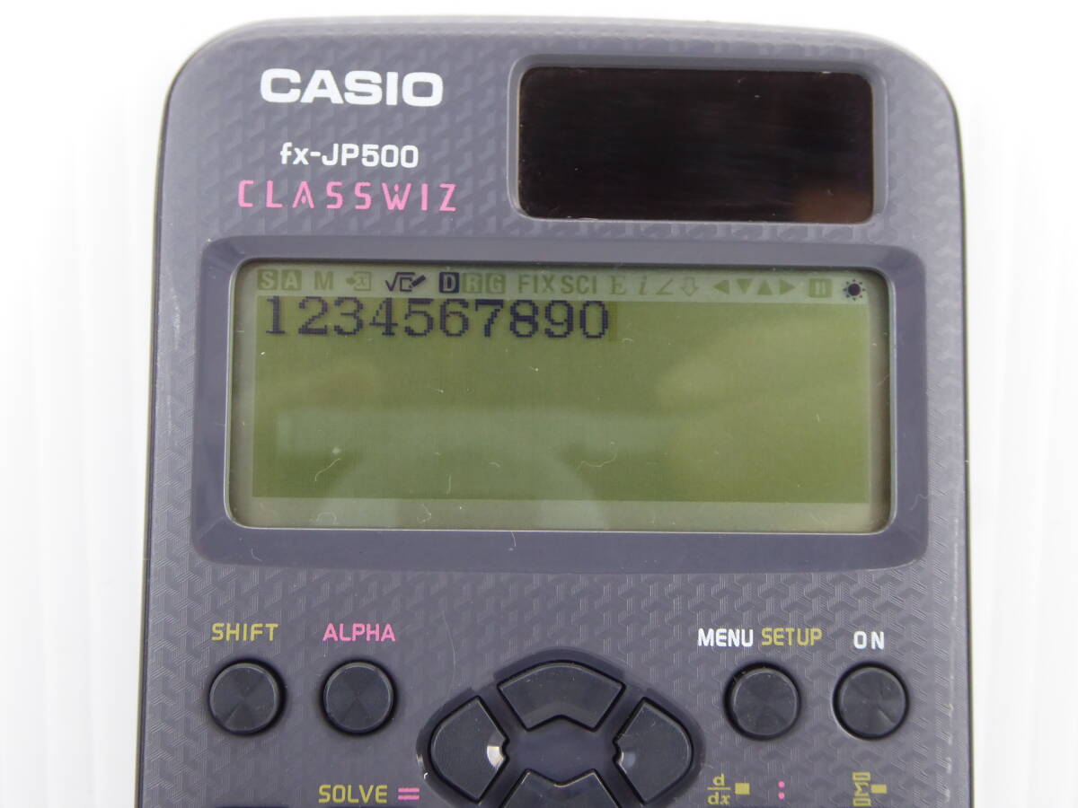 **CASIO Casio программируемый калькулятор fx-JP500 б/у товар **