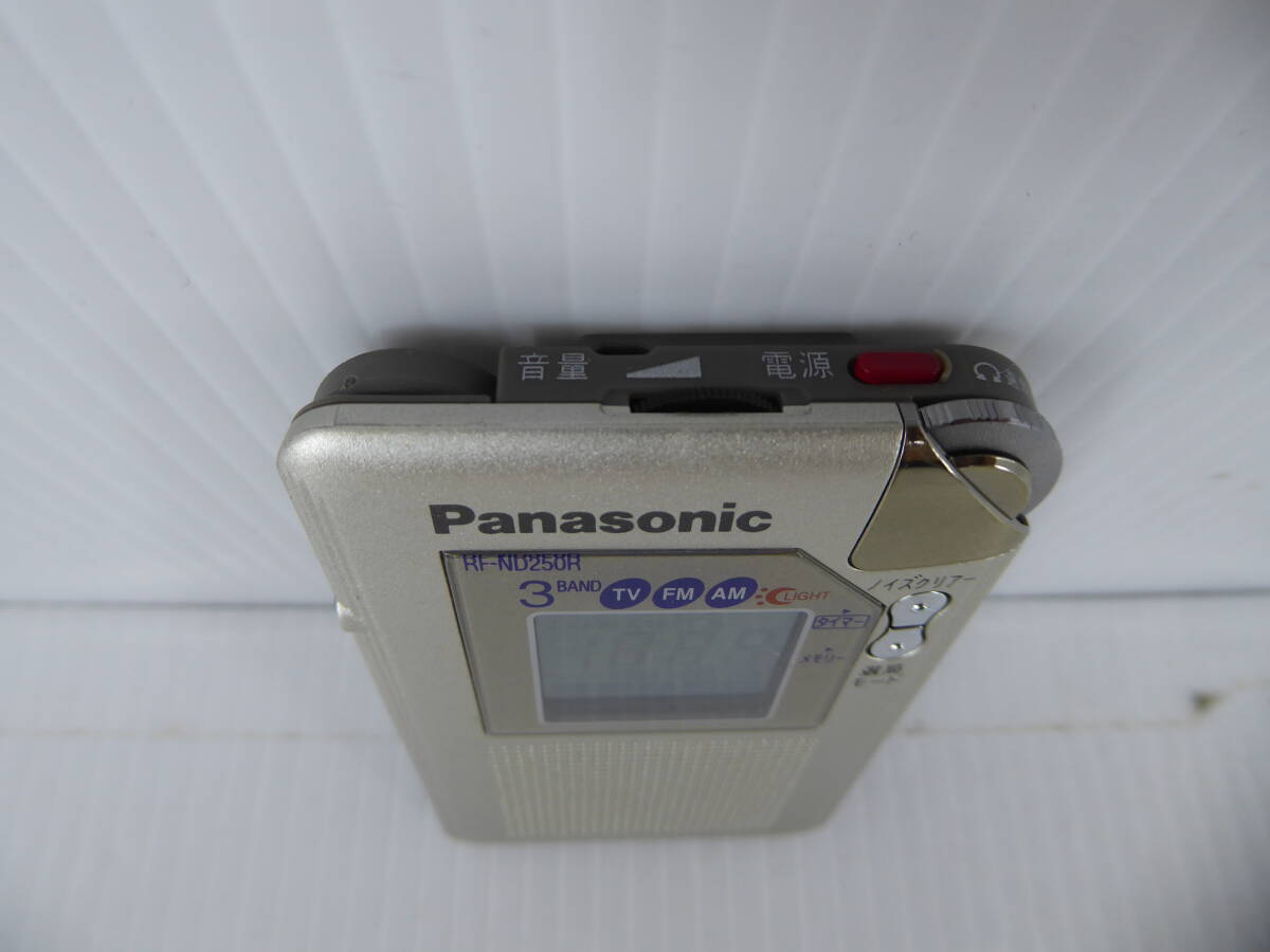 **Panasonic слуховай аппарат встроенный FM/AM карман радио RF-ND250R рабочий товар в подарок новый товар с батарейкой **