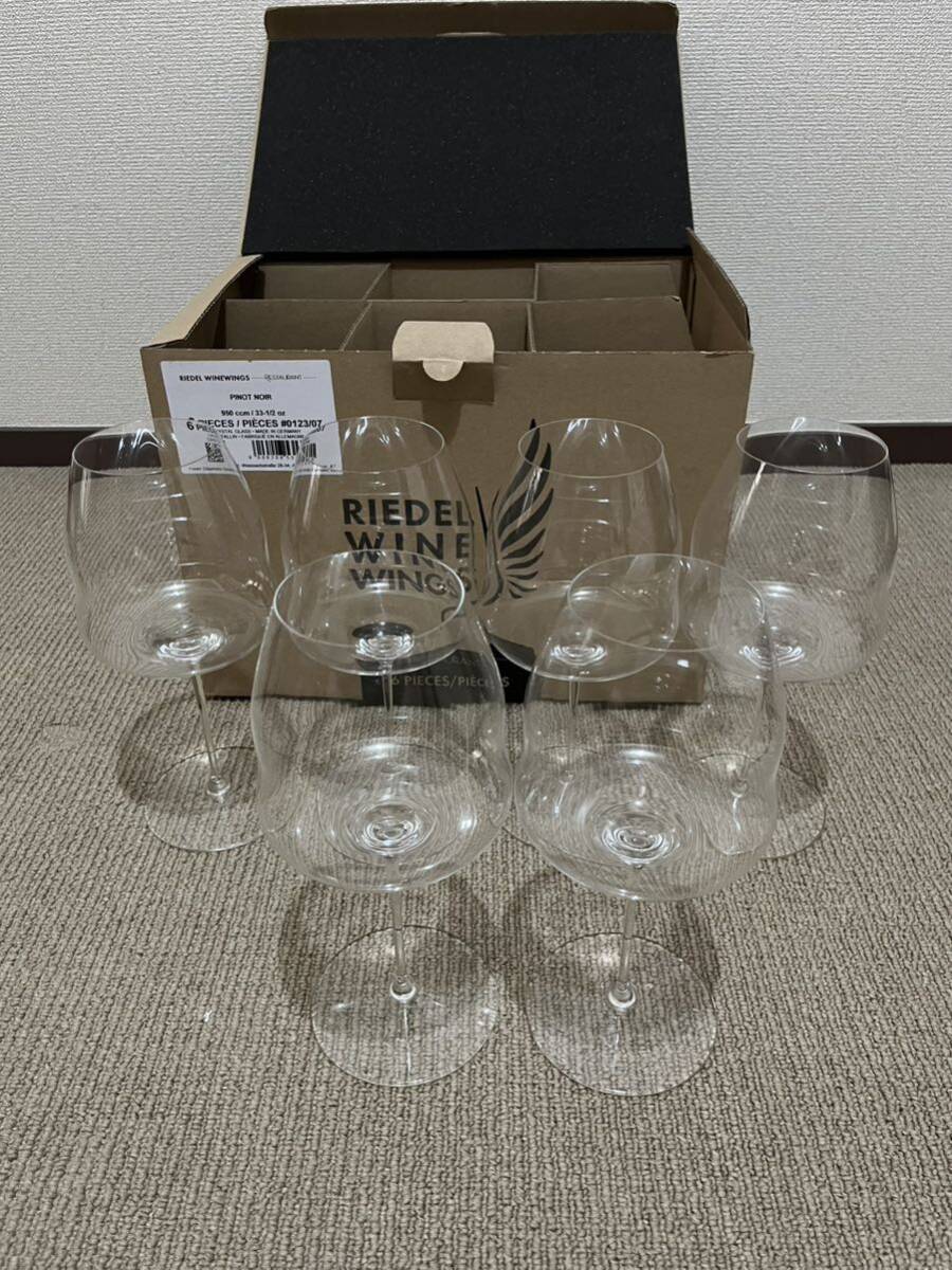 美品リーデル ウィングス RIEDEL WINGS ワイングラス 6脚セットの画像1