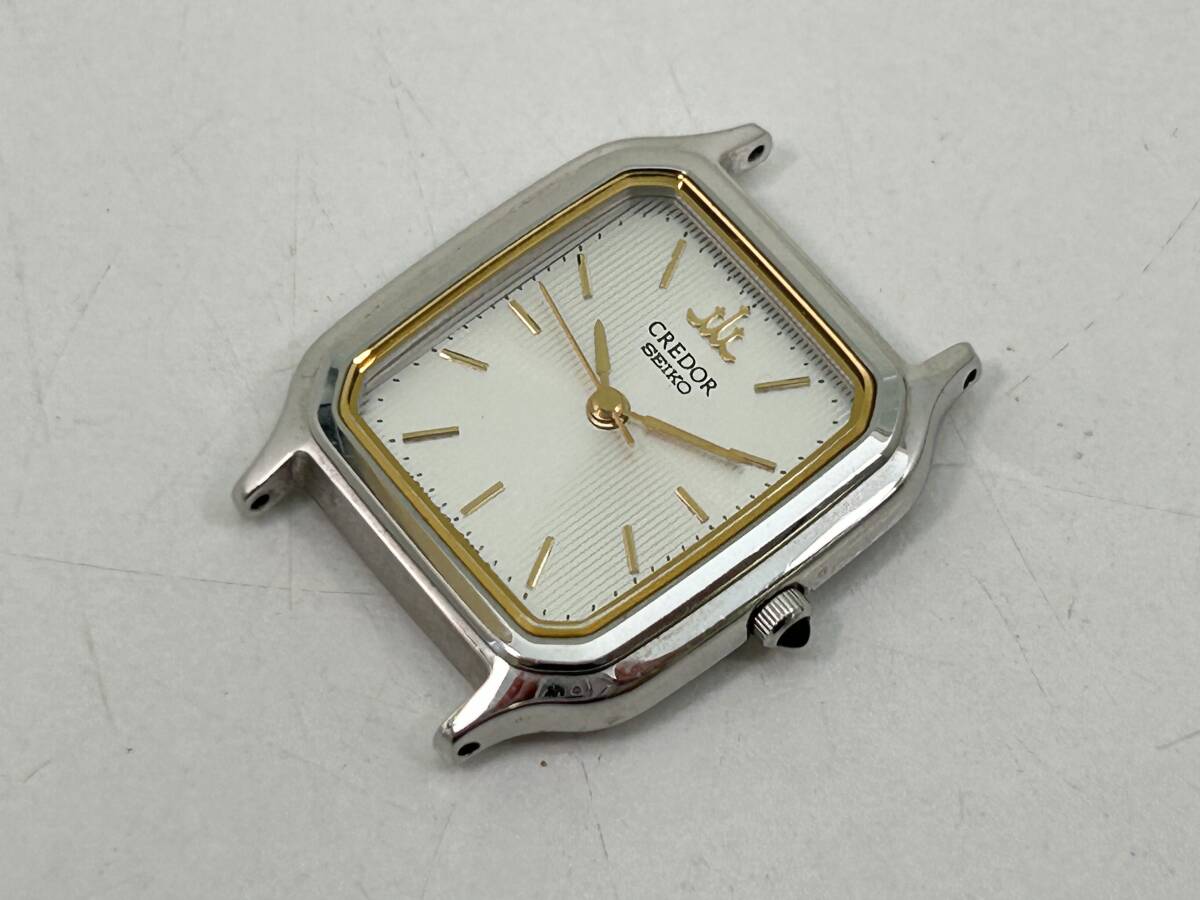 TN0604-28 2655【1円スタート】 腕時計 セイコー SEIKO クレドール CREDOR 4181-5020 スクエア クォーツ レディースの画像2