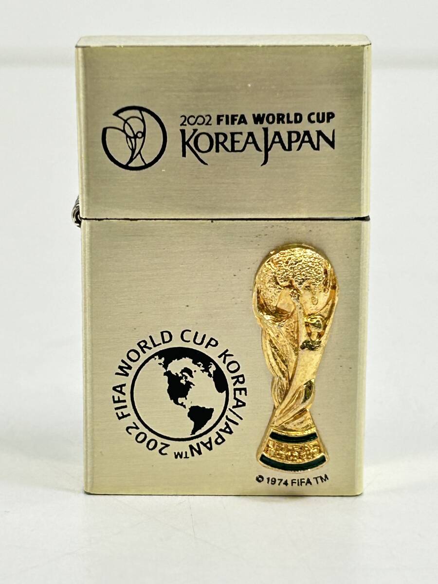 TN0604-73 2666【1円スタート】 2002年 FIFA 日韓ワールドカップ 公式グッズ Zippo オイルライター KOREA JAPAN ヴィンテージの画像5