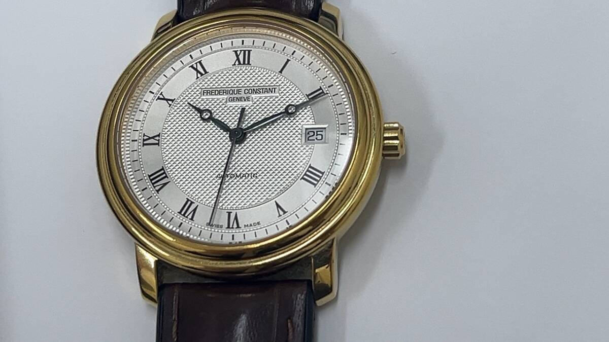 76 フレデリック・コンスタント FREDERIQUE CONSTANT 腕時計 自動巻 裏スケルトン 稼働品 FC303 MC 3P5の画像2