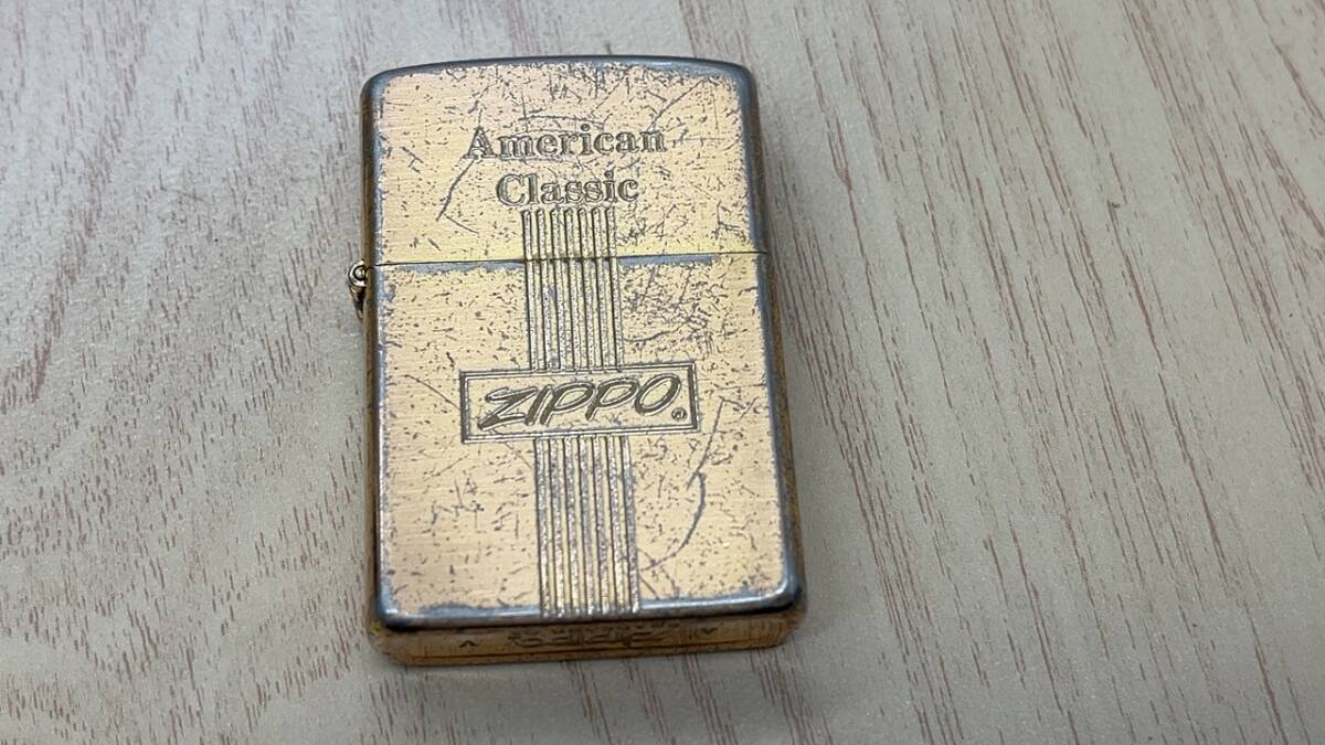 585 ZIPPO ジッポー AMERICAN CLASSIC アメリカンクラシック A/V 火花確認済み_画像1