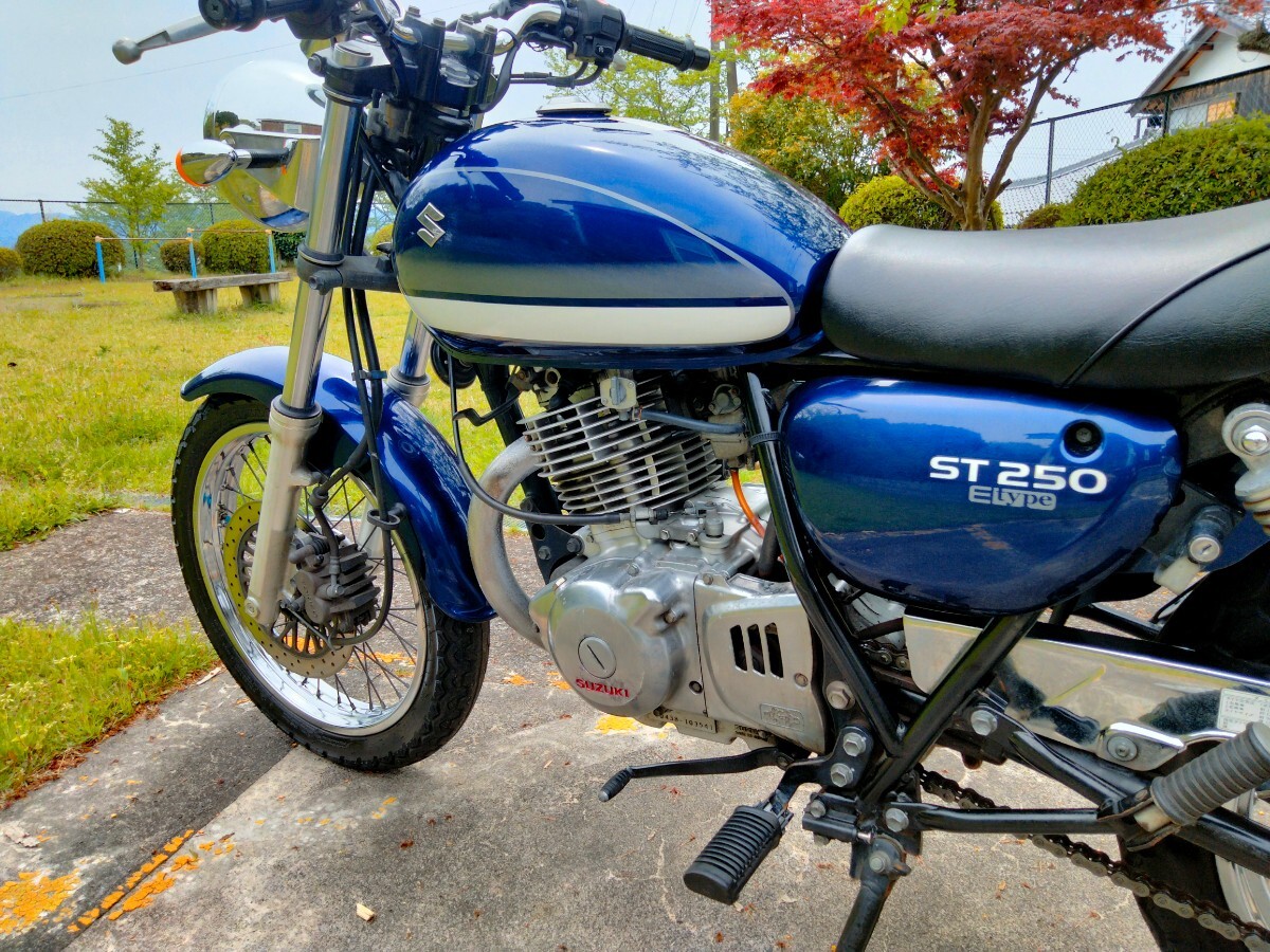 SUZUKI ST250 ガレージ保管の画像9