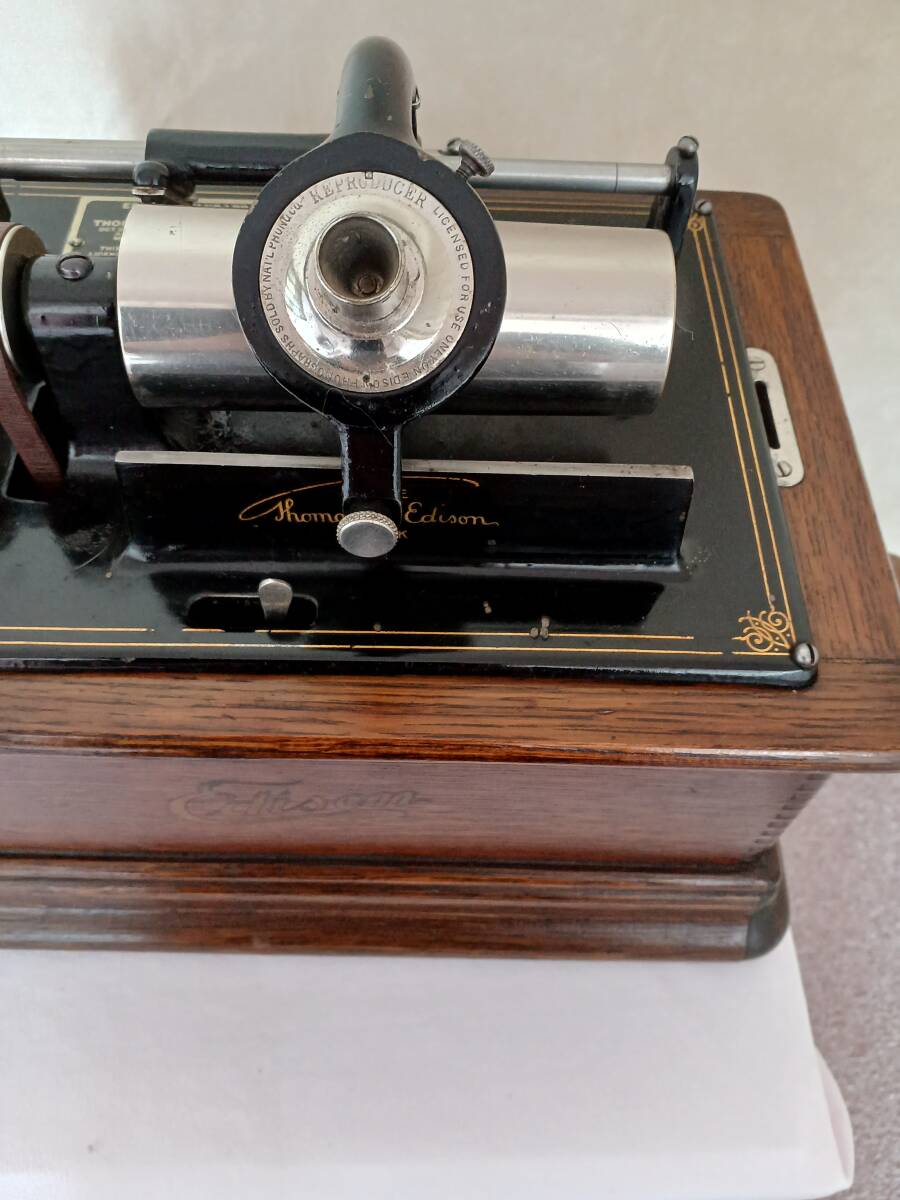 エジソン蝋管蓄音機の画像5