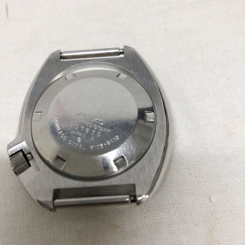 1円〜【SEIKO】3-44 150mダイバー 植村直己モデル 6105-8110自動巻き 腕時計 （ジャンク品）ヴィンテージの画像4