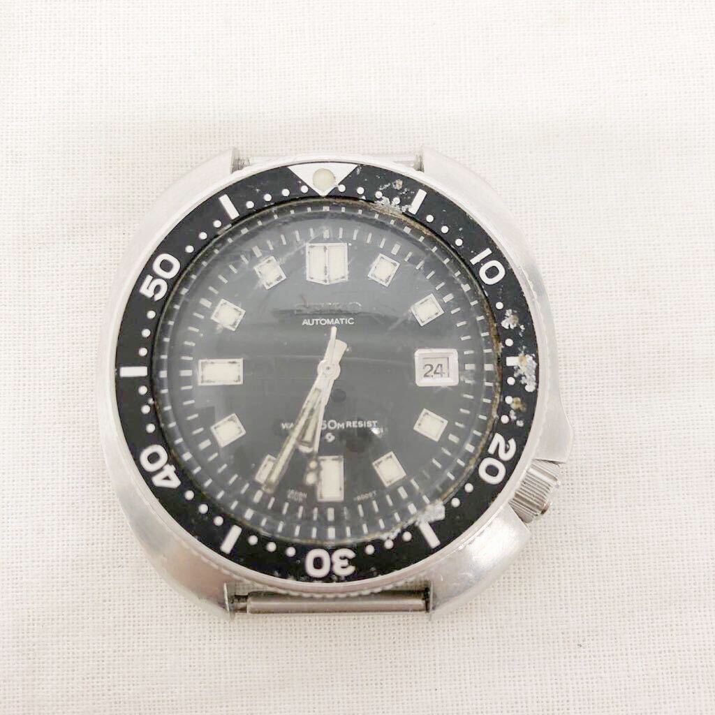 1円〜【SEIKO】3-44 150mダイバー 植村直己モデル 6105-8110自動巻き 腕時計 （ジャンク品）ヴィンテージの画像1