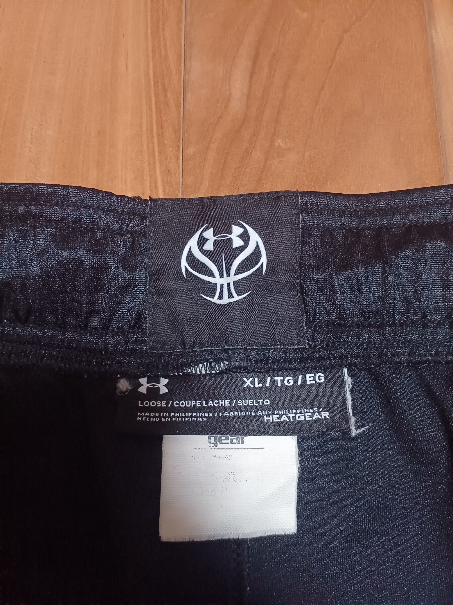 UNDER ARMOUR アンダーアーマー ハーフパンツ XL ブラック バスケットの画像2