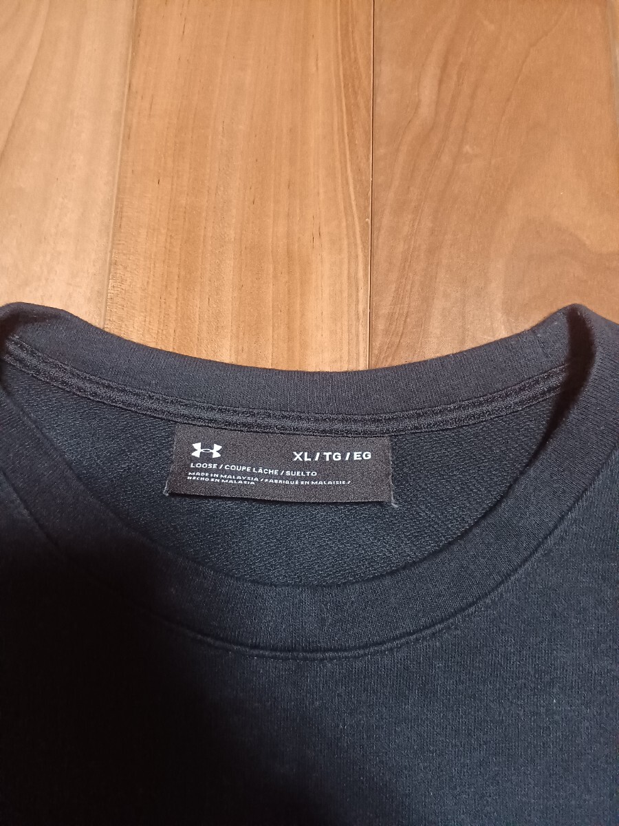 UNDER ARMOUR アンダーアーマー 長袖Tシャツ XL ブラック ロンT_画像3