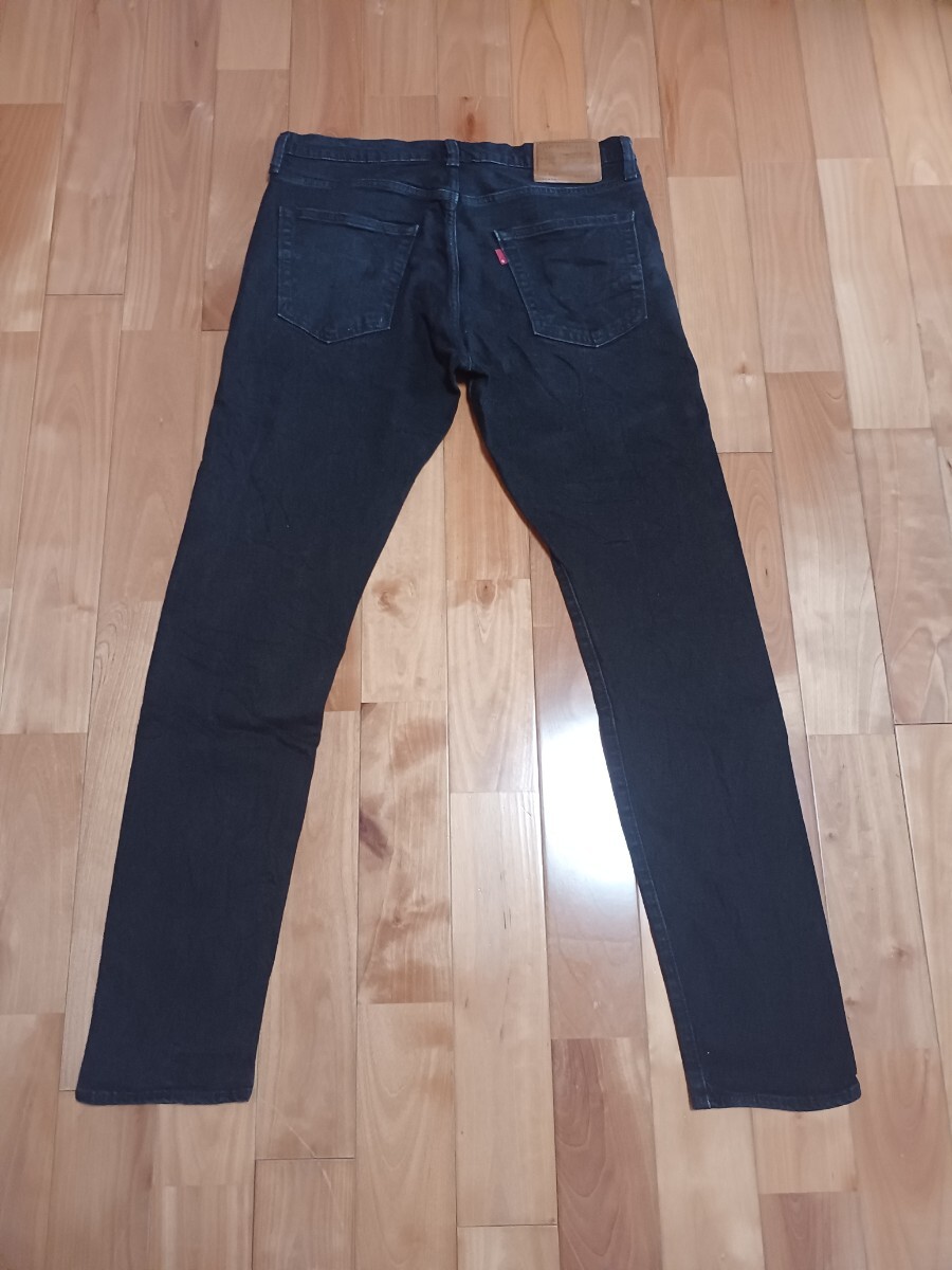 Levi's PREMIUM リーバイス512 ストレッチ ブラックジーンズ W34×L34_画像4