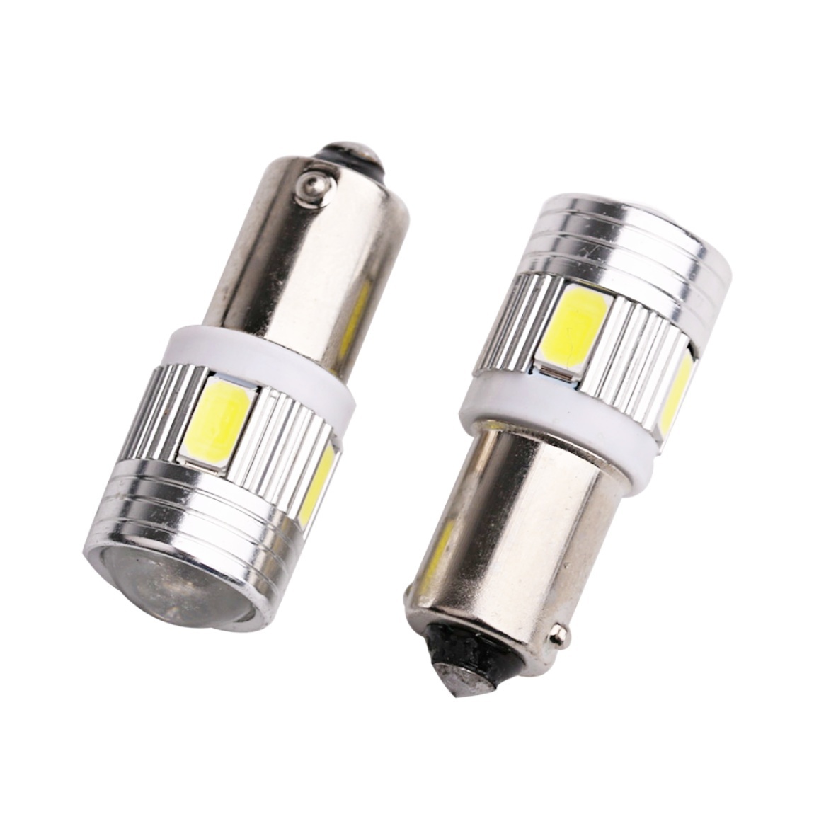 ホワイト G14 BA9s T8.5 6SMD 白 LED 5730SMD 12V LEDバルブ ポジション ナンバー灯 マーカー ルームランプ 2個セットの画像6