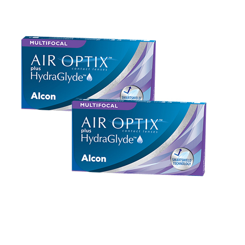 aru navy blue air Opti ks plus hyde rug ride multi Focal 2 box set BC8.6 contact lens two week type . close both for 