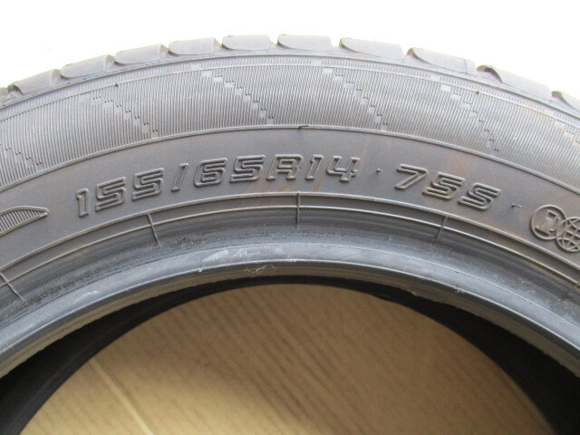 155/65R14 DUNLOP EC204 2本の画像9