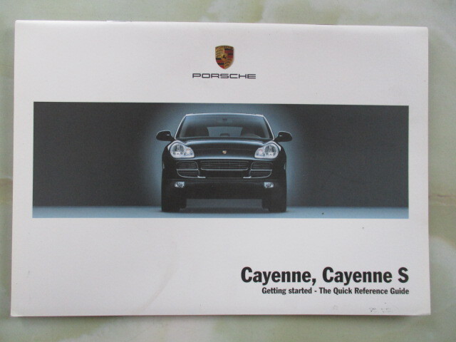 ポルシェ Cayenne/カイエン 車検証ケース/取扱説明書の画像5