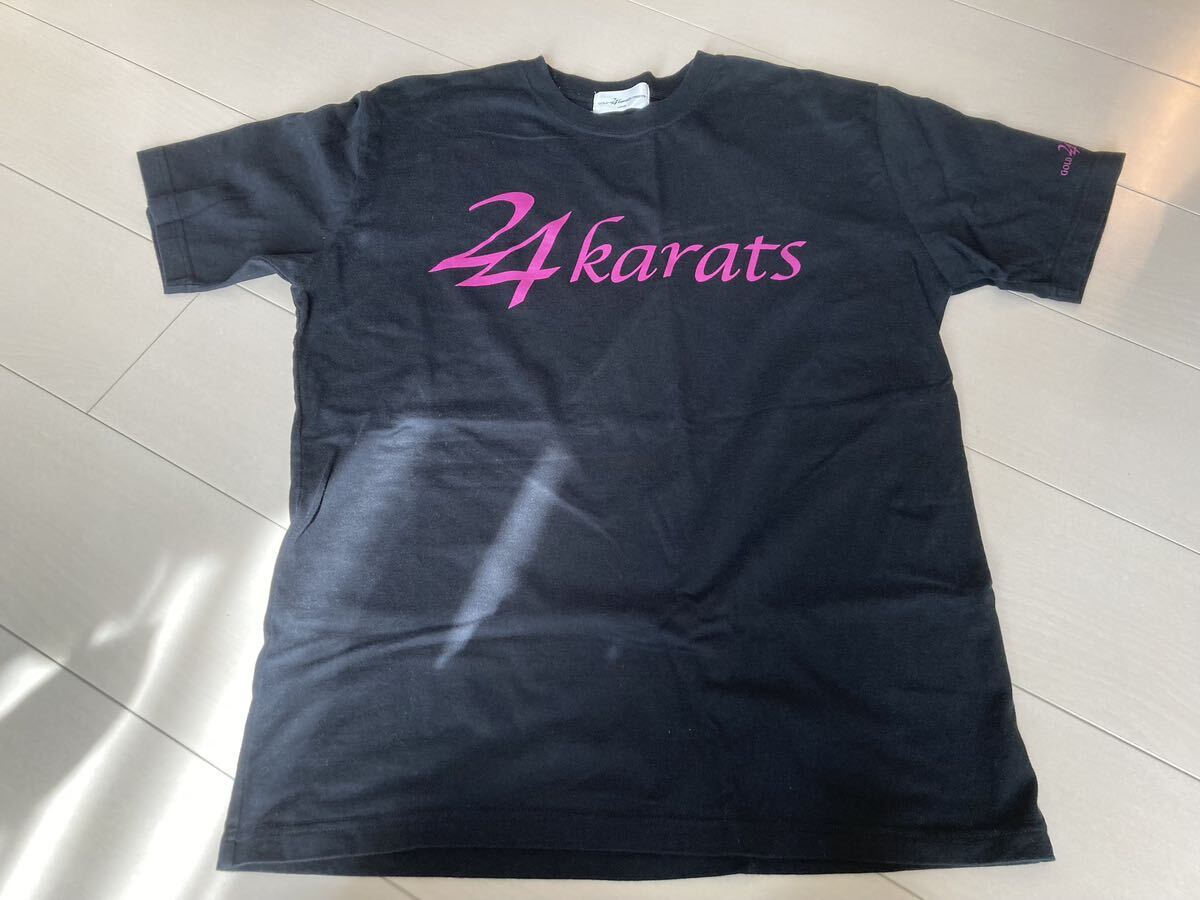 24karats 24カラッツ　プリントTシャツ ブラック　Mサイズ_画像1