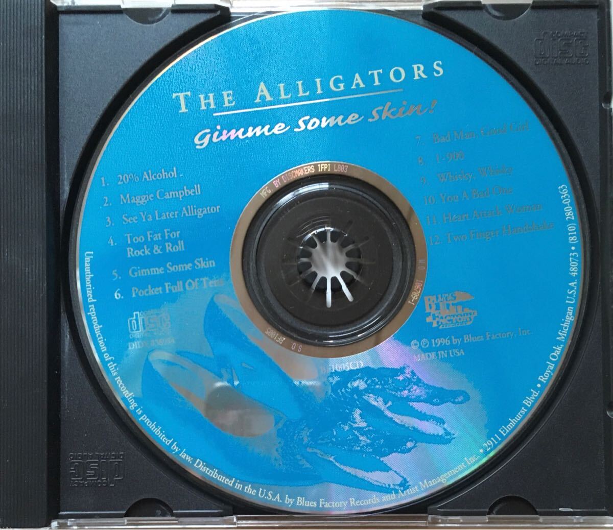 The Alligators/デトロイトのThe Fabulous Thunderbirdsによる96年大名盤！ロッキンブルース/パブロック/バーバンド/ブルースハープの画像6