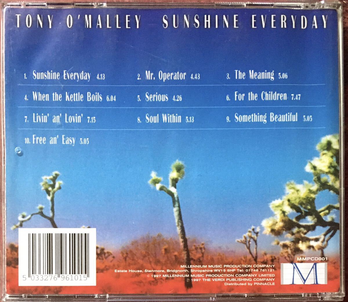 Tony O'Malley[Sunshine Everyday]ブリティッシュ/ブルーアイドソウル/パブロック/英国スワンプ/ライトメロウ/AOR/10cc/Arrival/Kokomoの画像2