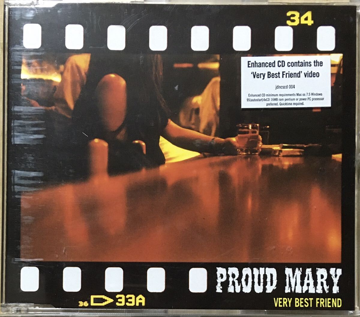 PROUD MARY[VERY BEST FRIEND](2001: UK-Sour Mash Records)廃盤貴重CDS/ ブリットポップ/ギターポップ/ネオアコ/Noel Gallagher(Oasis)_画像1