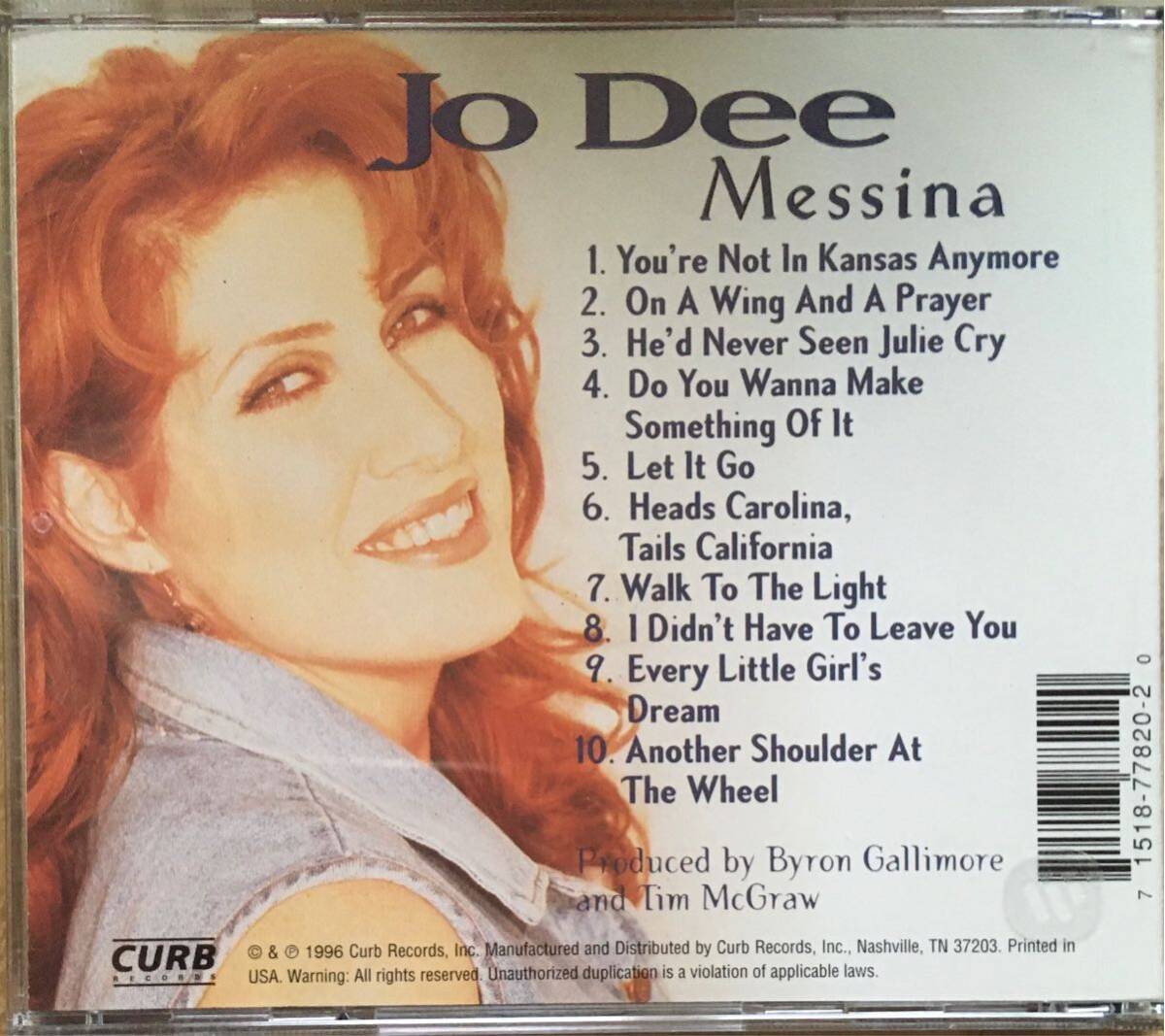 Jo Dee Messina / 96年大名盤ファースト！/ カントリーポップ / ルーツロック / ソフトロック / 女性ポップボーカル / AORの画像2