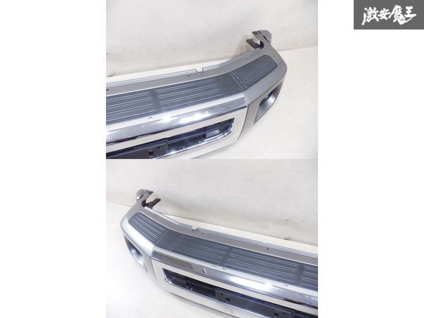 [ forcement attaching ] Toyota original GRJ76K Land Cruiser 70 Land Cruiser front bumper 52119-60890 gunmetal × plating GRJ79K shelves 1B3